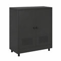 Aktenschrank – aus Metall, Schwarz