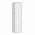 Aktenschrank – 180 × 38 × 42 cm, mit Ablagen, Grau, für Wohnzimmer und Büro