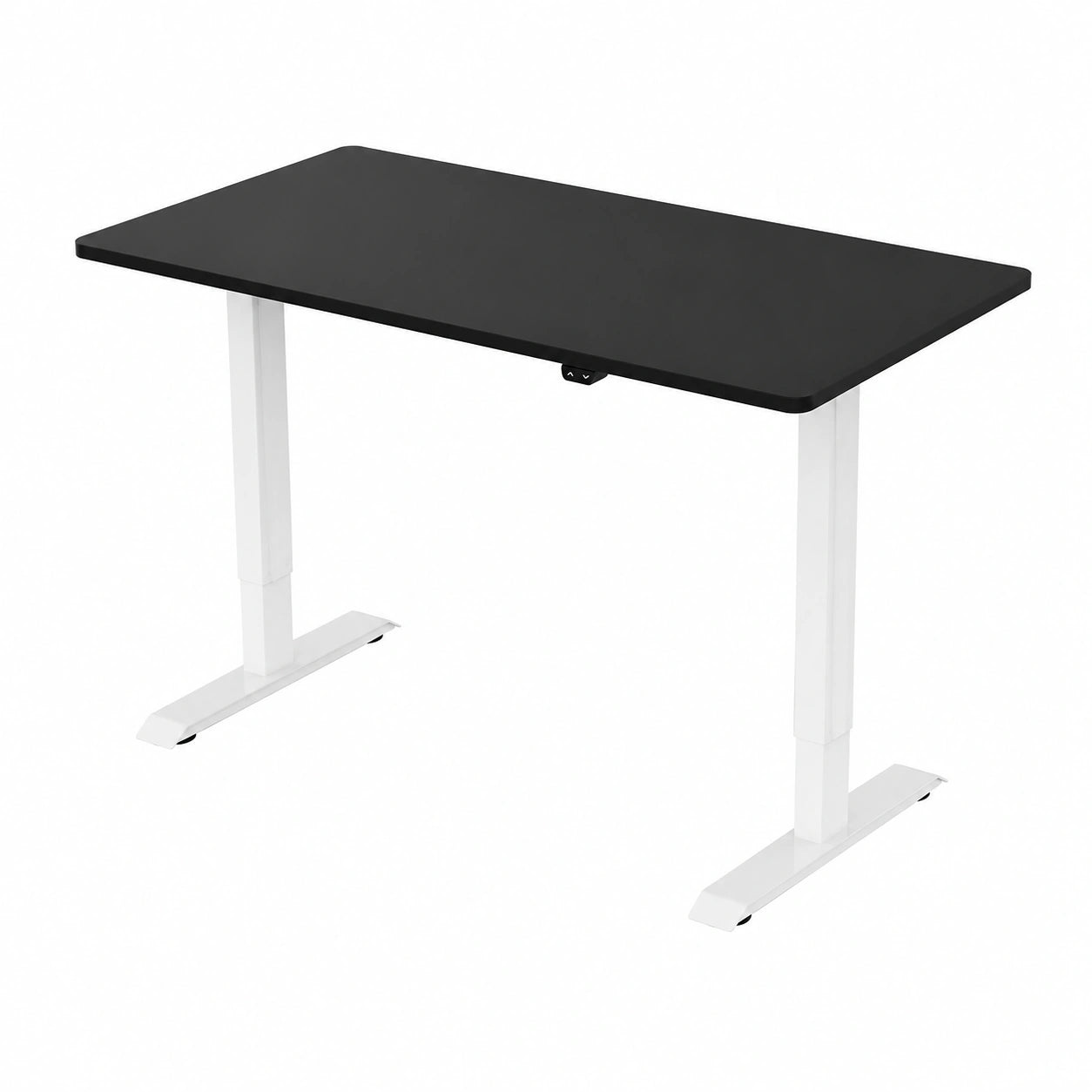 Schreibtisch – 140 × 70 cm, höhenverstellbar, elektrisch, Weiß