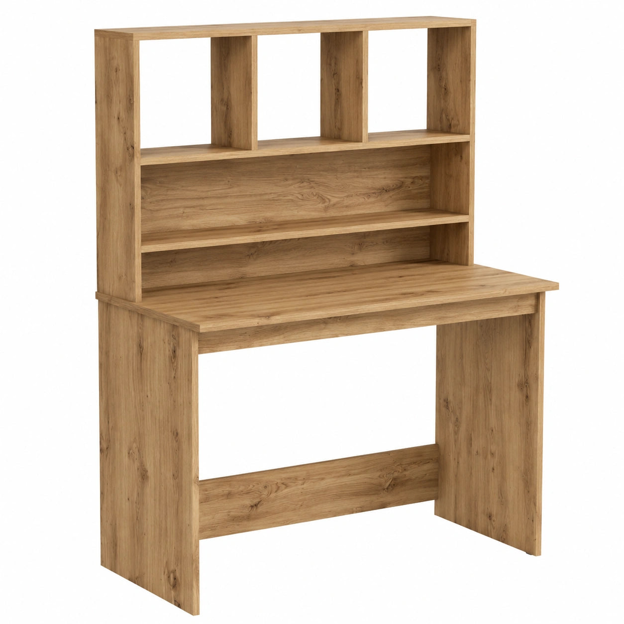 Computertisch – 102 cm, aus Eichenholz, für Schlafzimmer