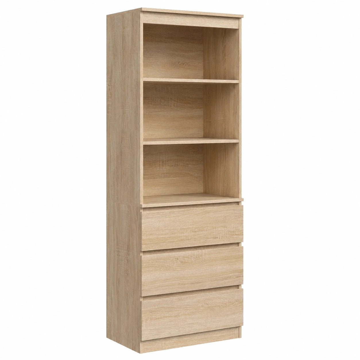 Bücherregal – 180 cm, mit Schubladen