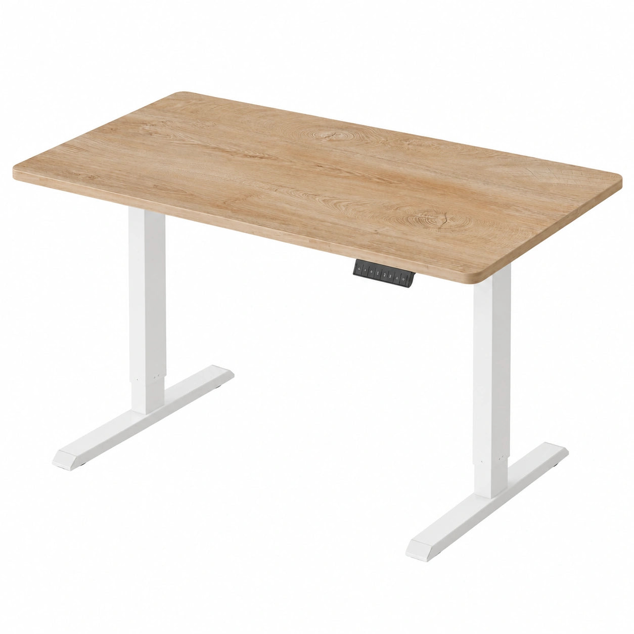 Schreibtisch – 120 × 60 cm, höhenverstellbar, aus Eichenholz