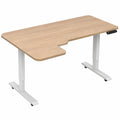 Schreibtisch – 78 × 150 cm, höhenverstellbar, elektrisch, aus Eichenholz, für Büro