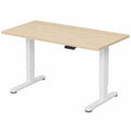 Schreibtisch – 160 × 80 cm, höhenverstellbar, elektrisch, aus Eichenholz, für Büro